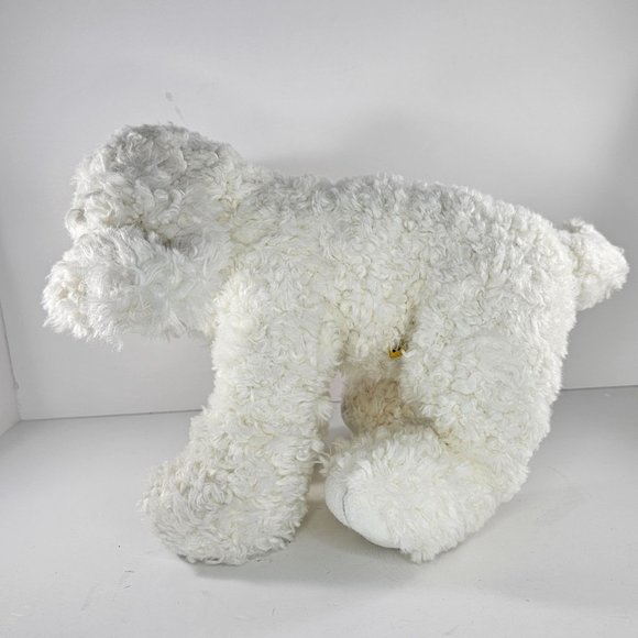 Vintage Build A Bear Bichon Maltese Poodle Dog Stuffed Animal Poseable Ears - Picture 6 of 7